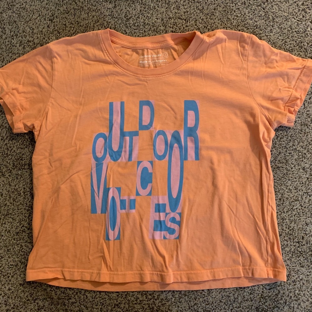 Outdoor Voices crop tee